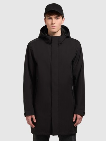 khujo Jacke  'York2' in Schwarz: predná strana