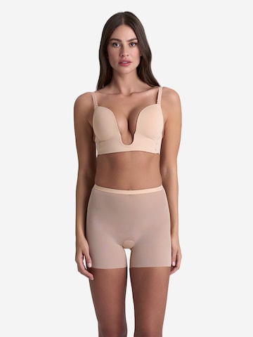 Pantalon modelant 'Forming Tulle Shorty' Bye Bra en beige : devant