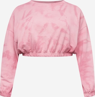 Public Desire Curve Sweatshirt in Pink: predná strana