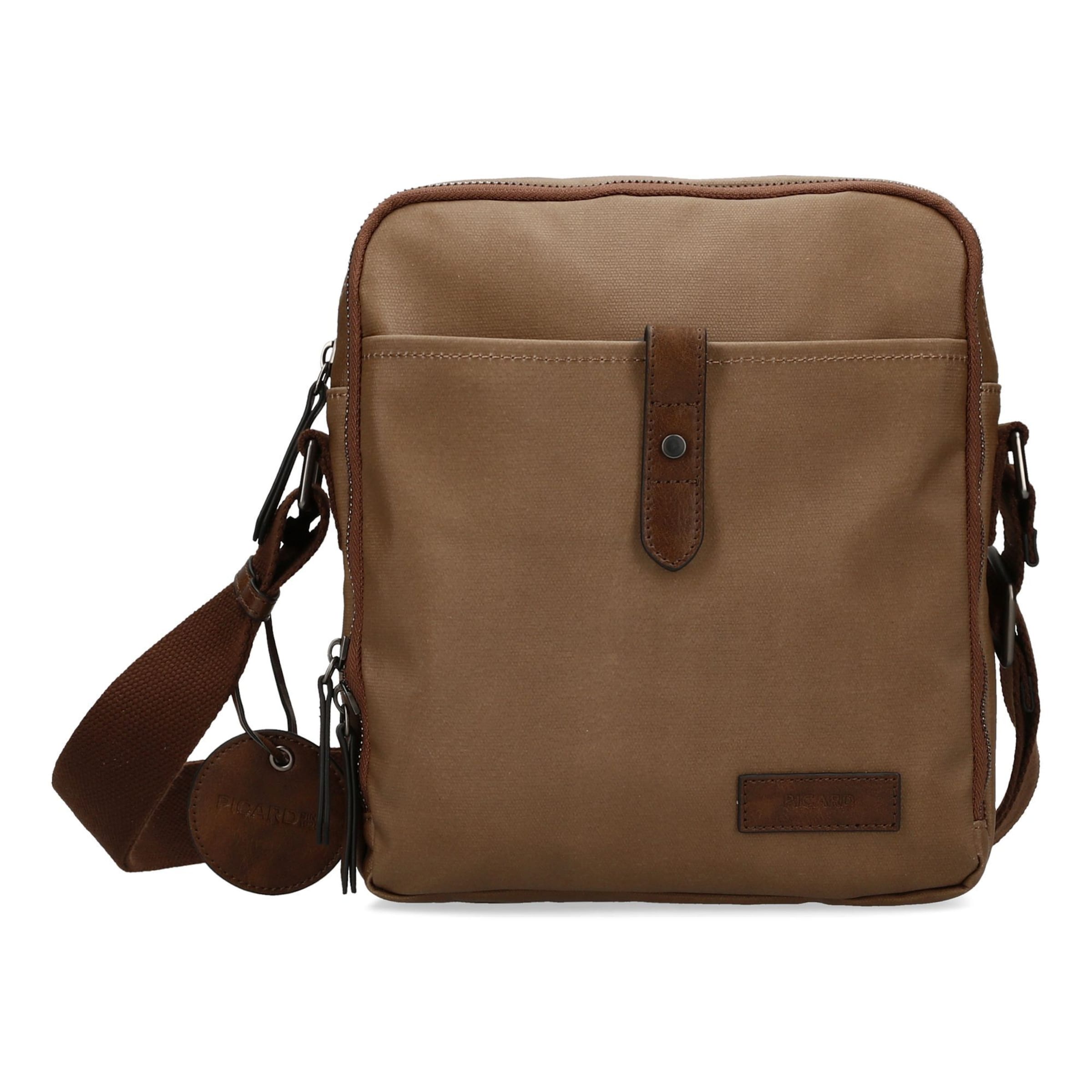 Picard Schoudertas 'Calahari' in Bruin: voorkant