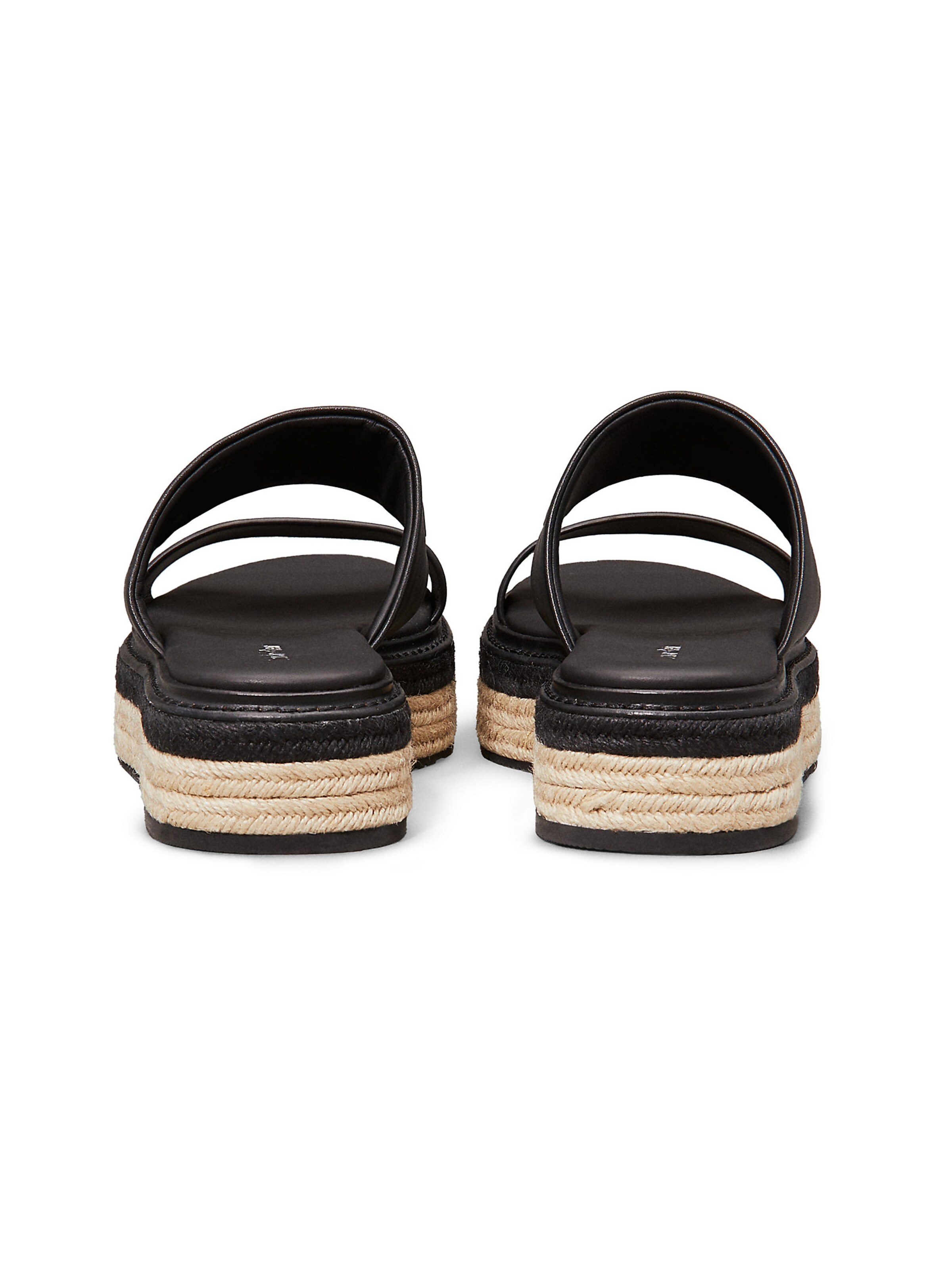 Calvin Klein Sandale in Schwarz