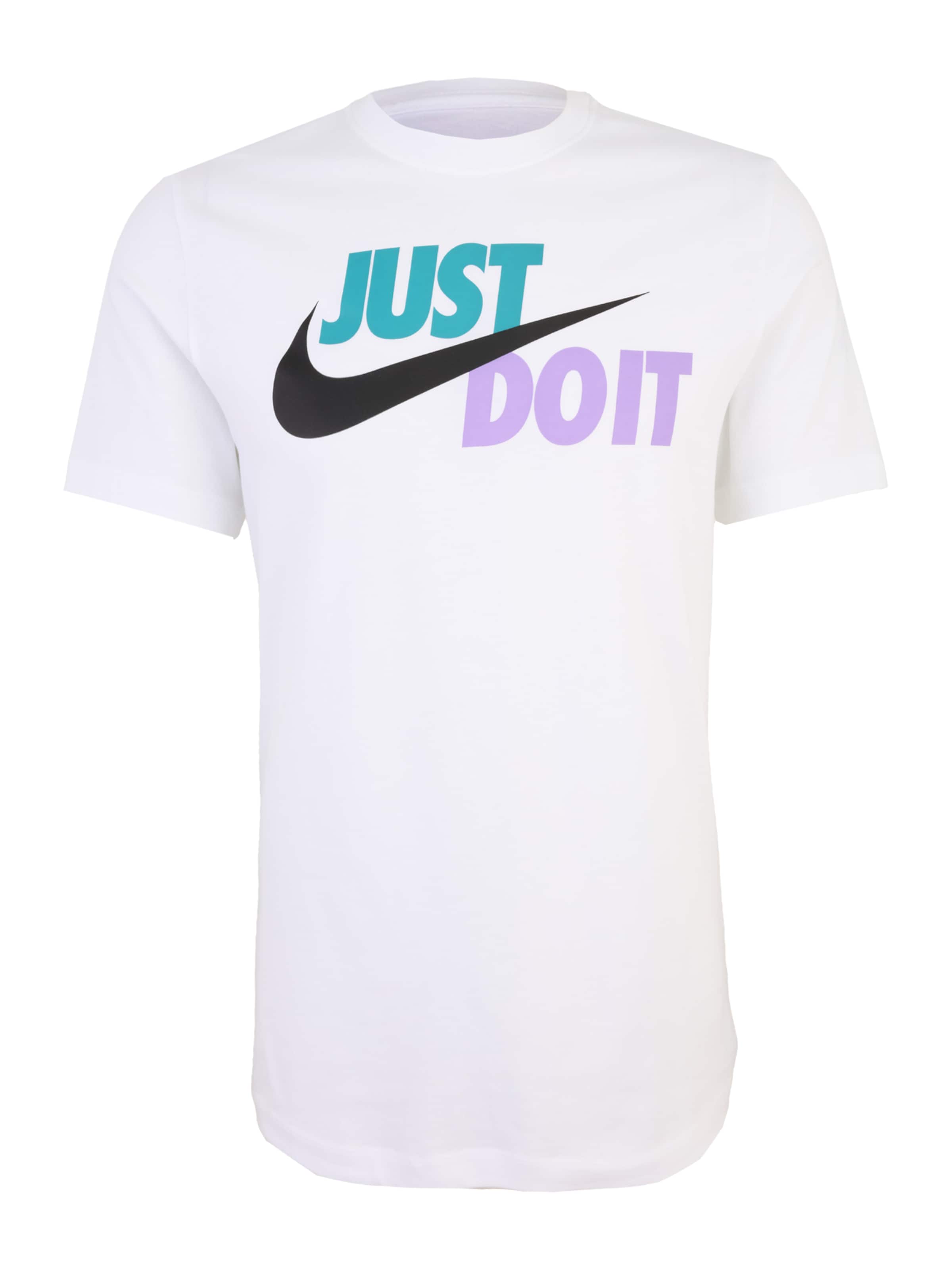 Nike Sportswear Regular fit Shirt 'Swoosh' in White: front