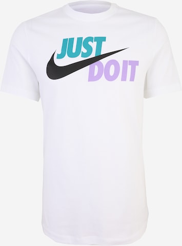 Nike Sportswear Tričko 'Swoosh' – bílá: přední strana