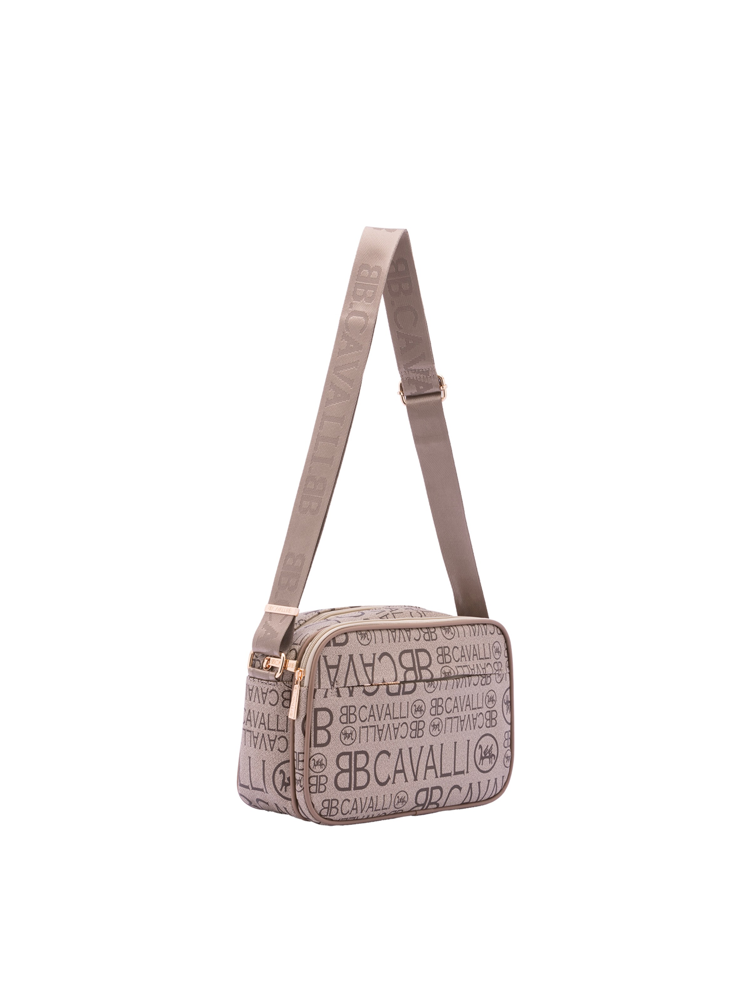 Borsa a tracolla 'Borsa a Tracolla B Cavalli Donna con Zip e Tasche Regolabile Nera' di B. Cavalli in verde