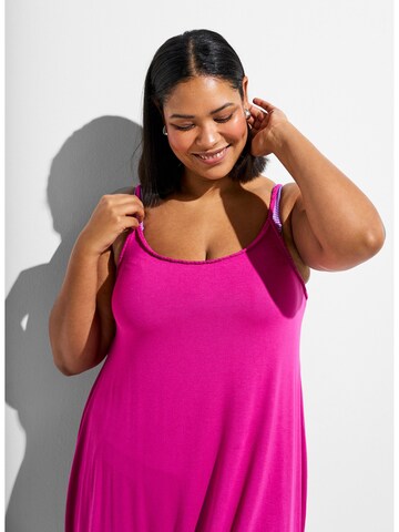 Swim by Zizzi Strandjurk 'SBRAID' in Roze