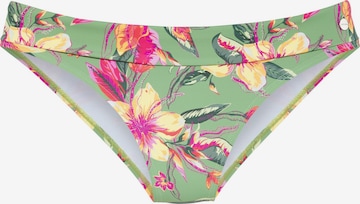 Bas de bikini LASCANA en vert : devant