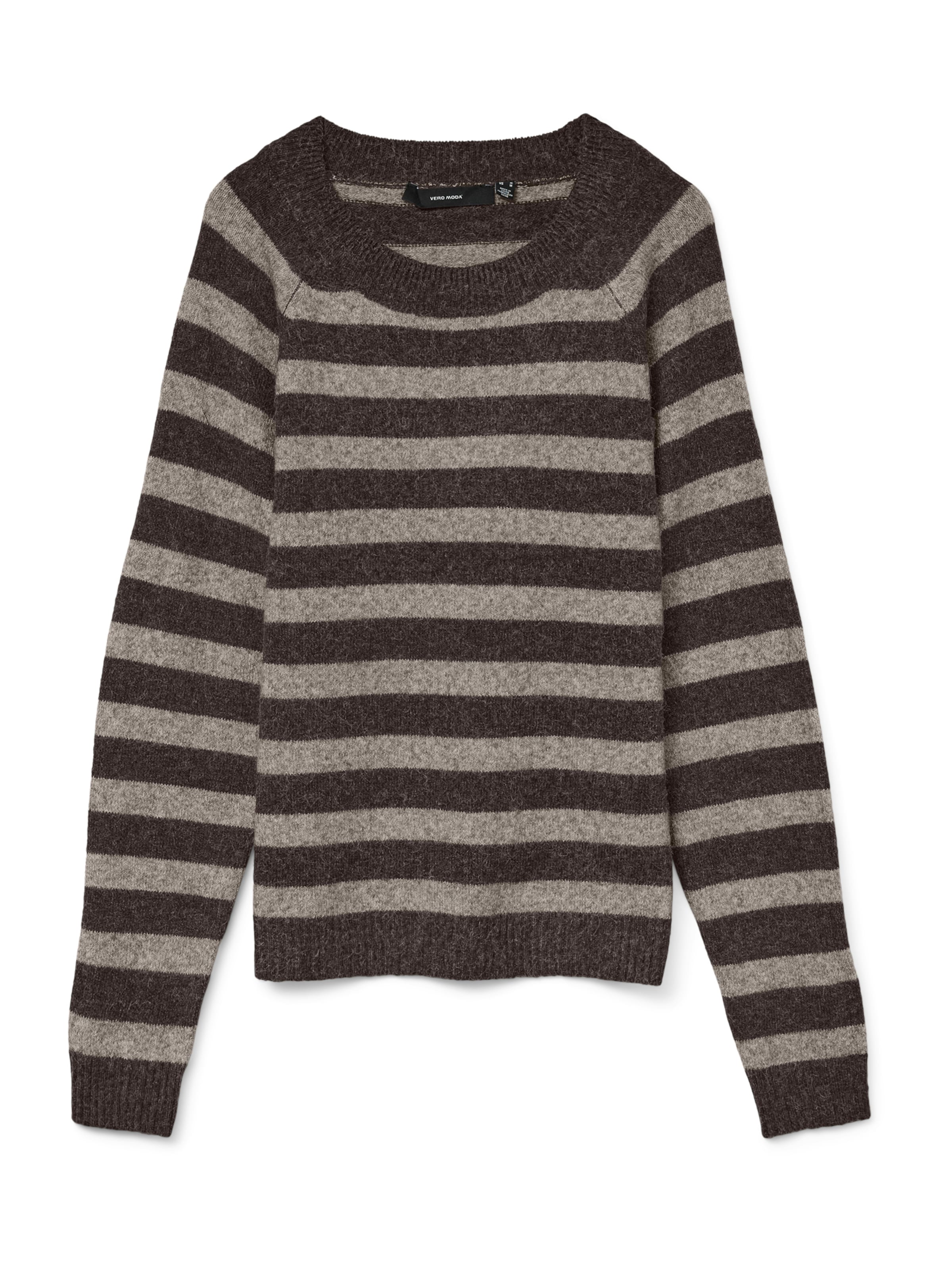 VERO MODA Sweater 'VMDoffy' in Brown: front