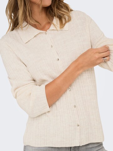 Cardigan 'ONLThea' ONLY en beige