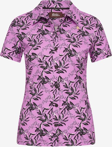 Camicia da donna di 4funkyflavours in lilla: frontale