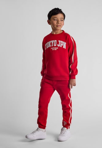 MINOTI Joggingpak in Rood: voorkant