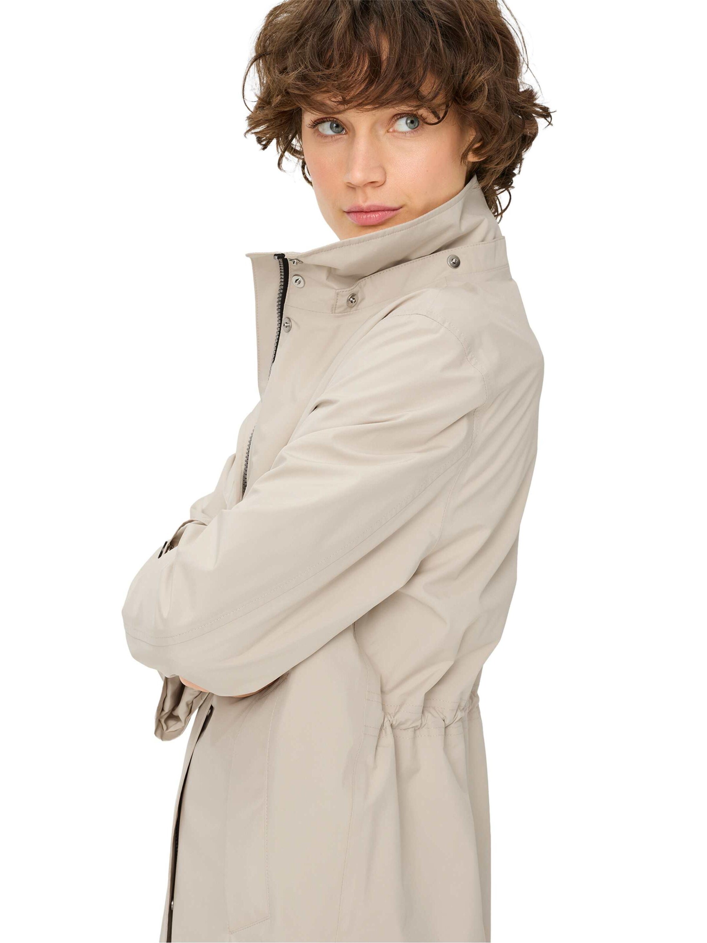 Fuchs Schmitt Between-Seasons Coat in Beige