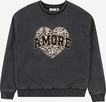 Sweat-shirt 'KOGRuna' ONLY GIRLS en gris : devant