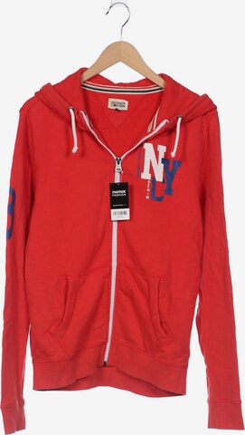 Tommy Jeans Sweatshirt & Zip-Up Hoodie in M in Red: front