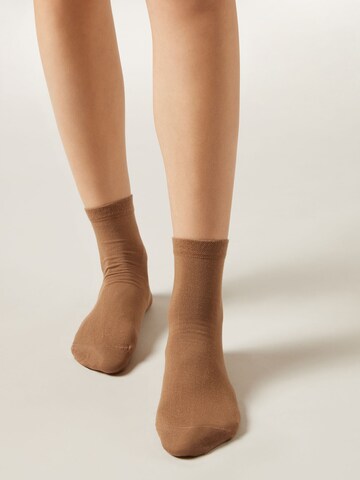 CALZEDONIA Socken in Beige: Vorderseite