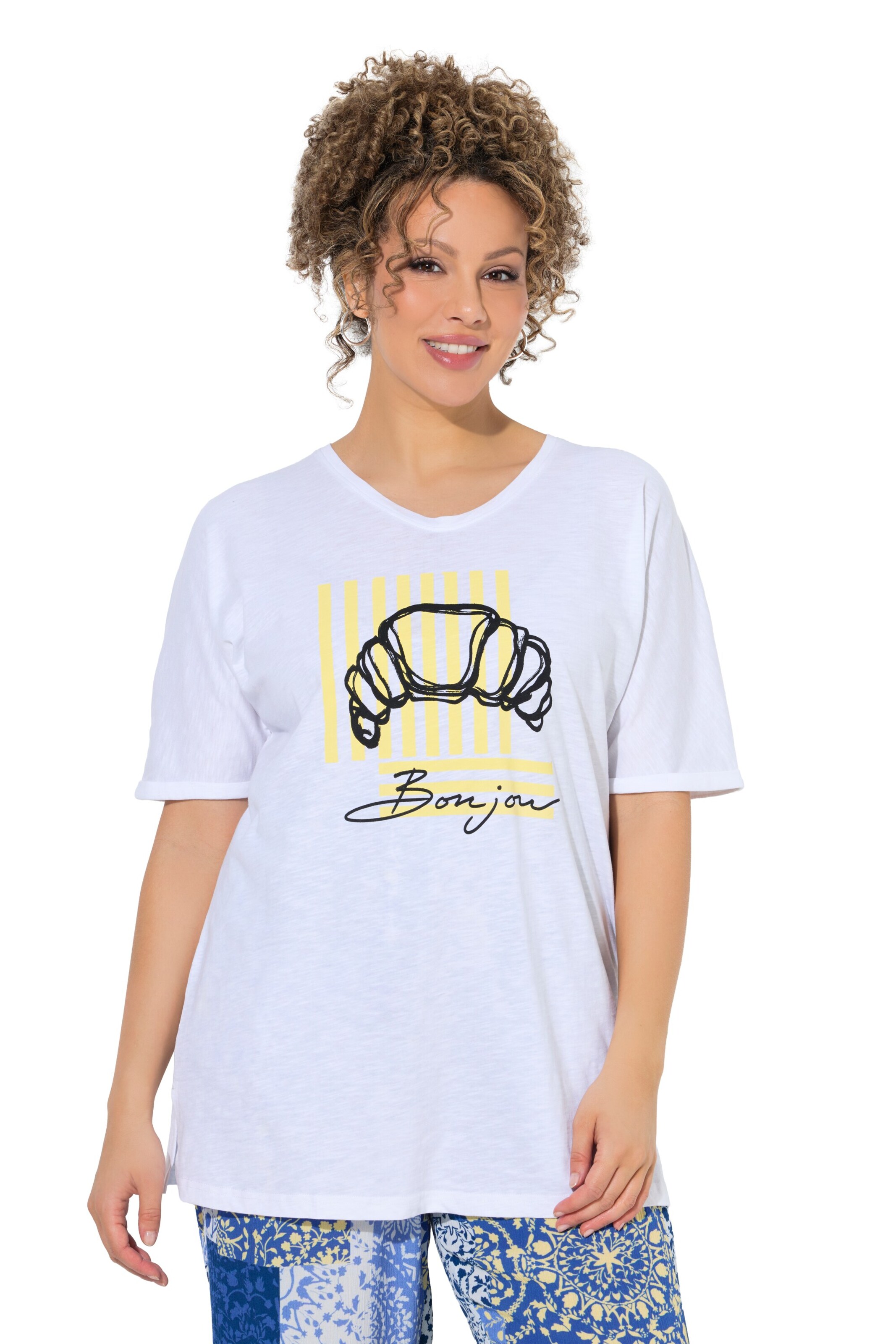 Ulla Popken Shirt in White: front