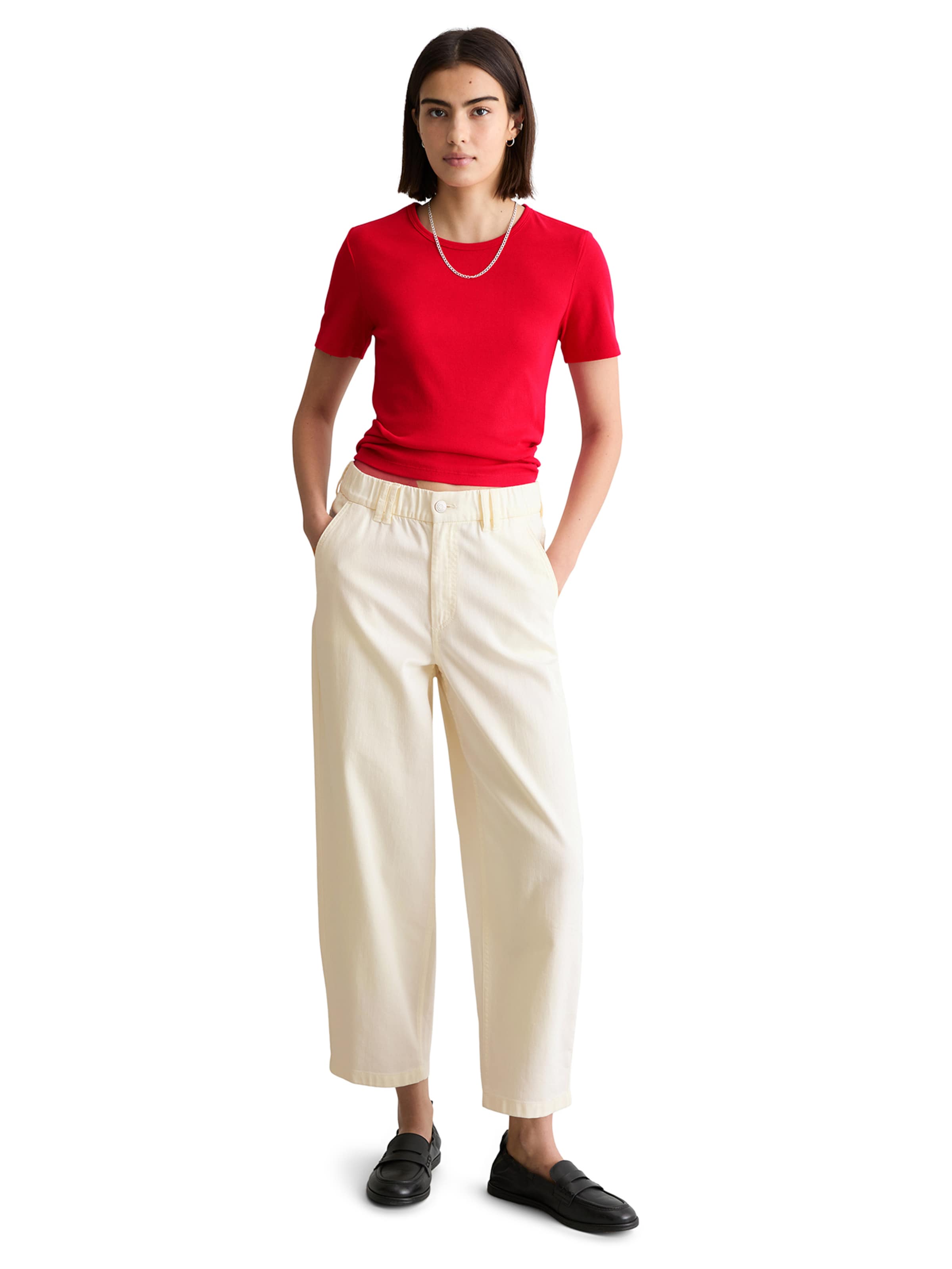 Marc O'Polo DENIM Barrel Hose in Weiß