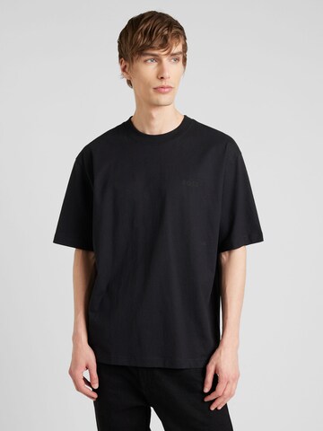 T-Shirt BOSS en noir : devant