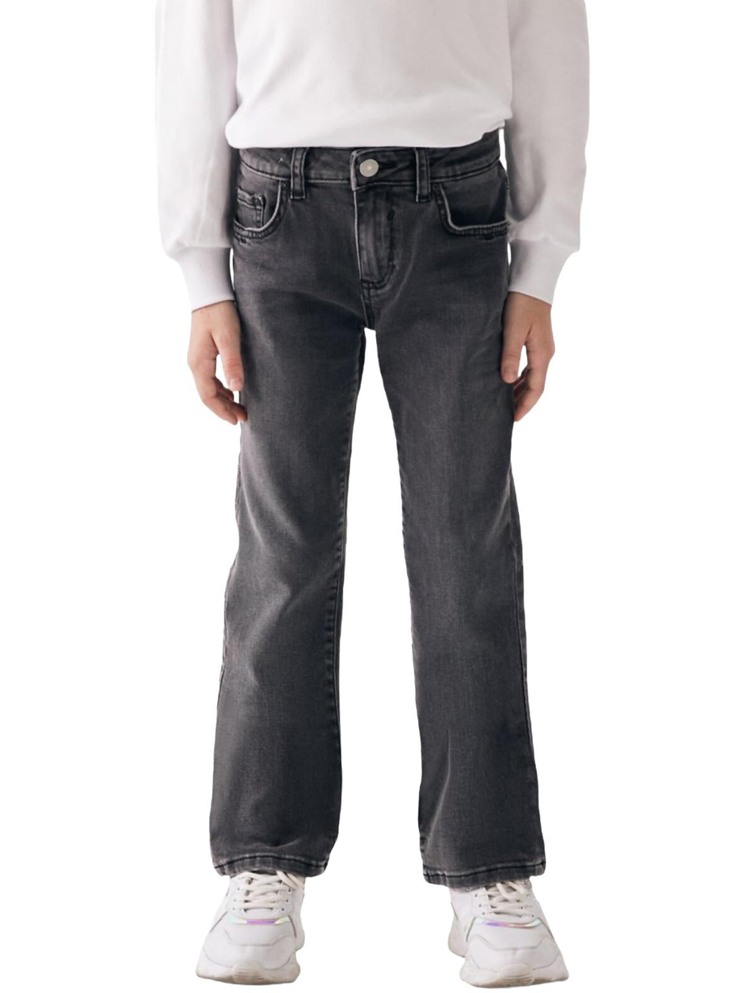 LTB Jeans - Loosefit Vaquero 'LTB Jeans Baby Mädchen Oliana G High Waist Wide Leg Jeans' en gris
