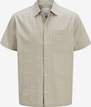 Regular fit Camicia di Jack & Jones Plus in grigio: frontale