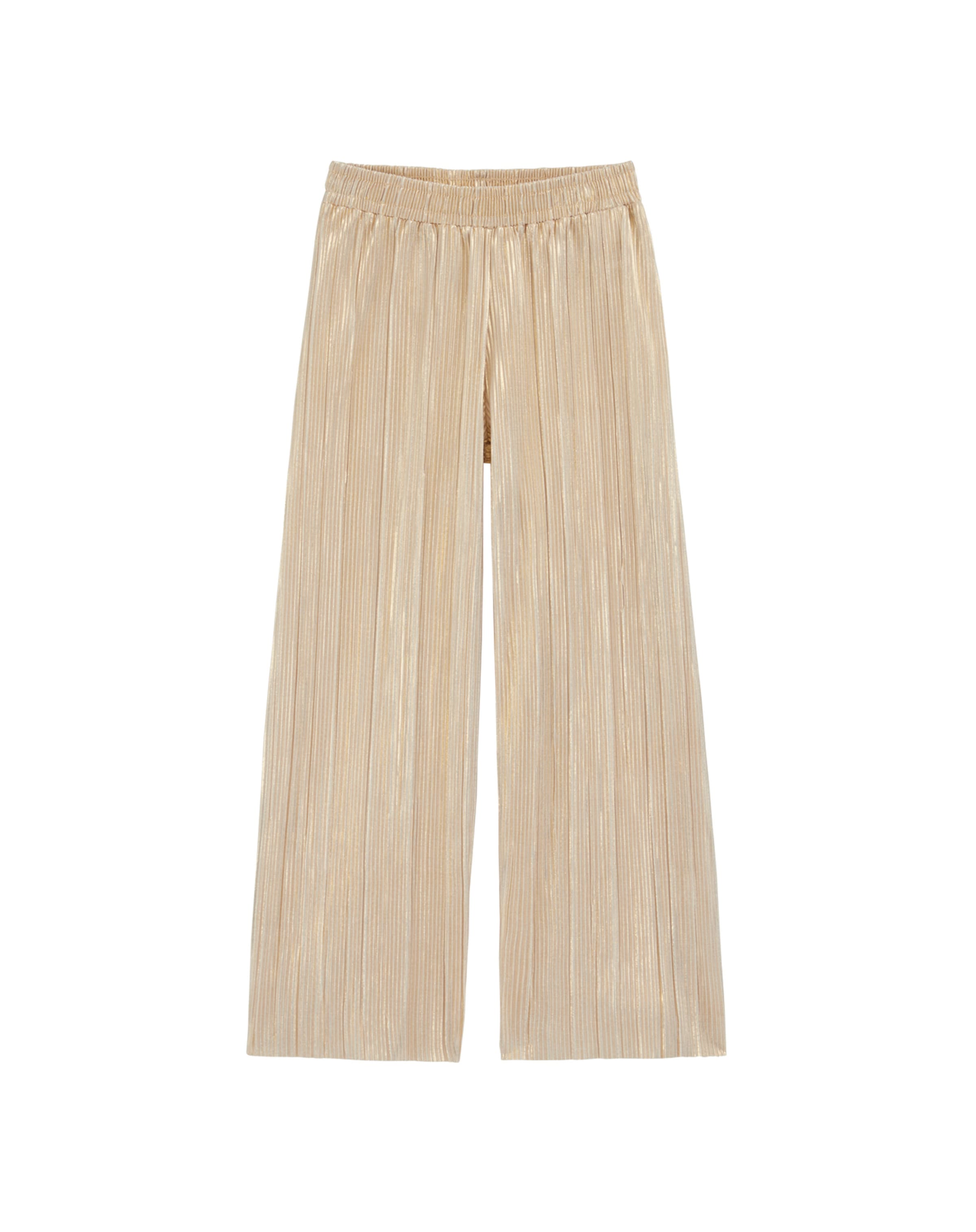 WE Fashion Широкий Штаны в Золотой: спереди