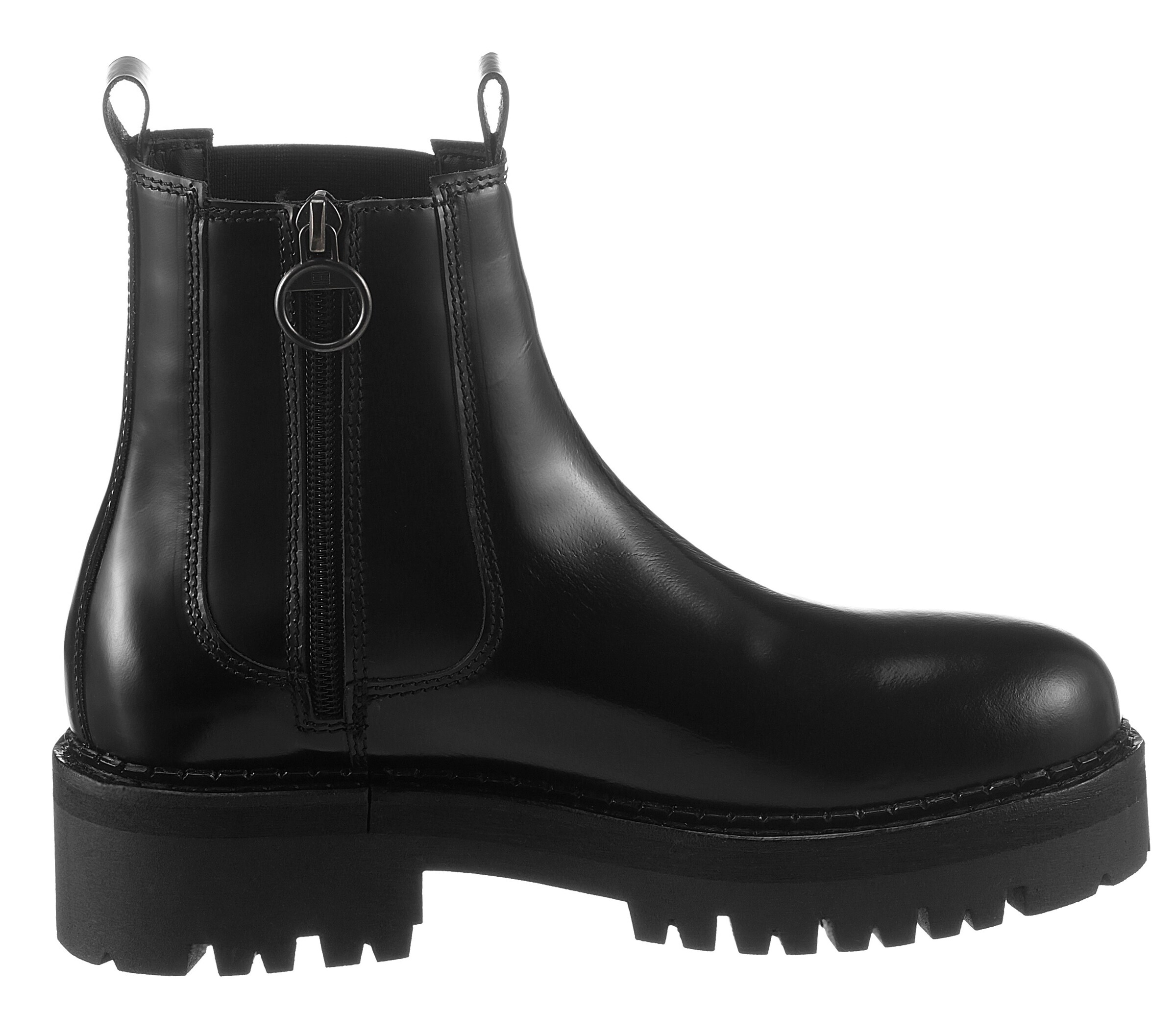 Frauen Stiefeletten Tommy Jeans Chelsea Boots in Schwarz - JM07889 Frauen Stiefeletten Tommy Jeans Chelsea Boots in Schwarz - JM07889