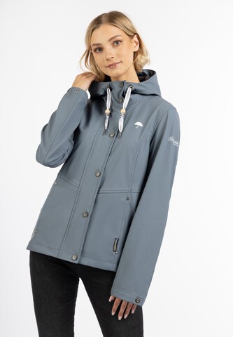 Schmuddelwedda Between-Season Jacket in Blue: front