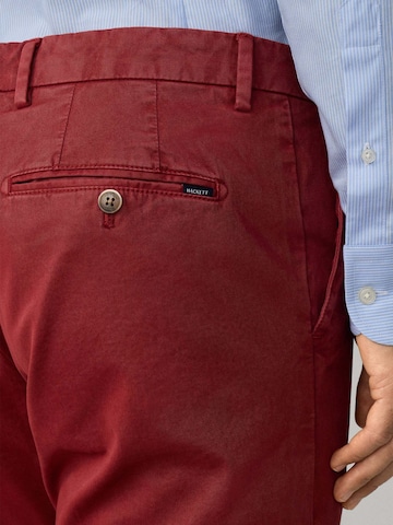 Hackett London Slimfit Chino 'Kensington' in Rood