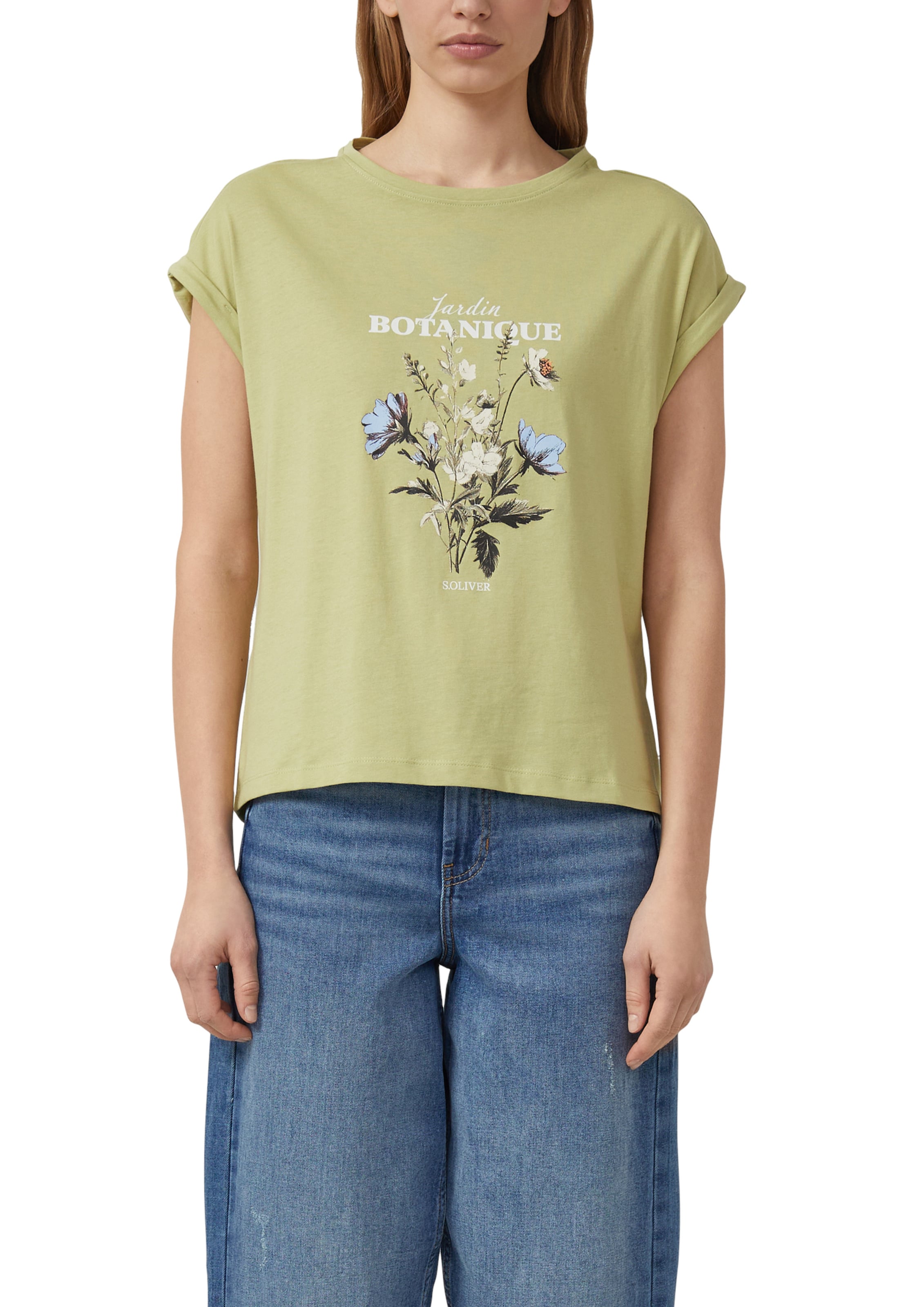 T-shirt s.Oliver en vert