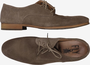 FLY LONDON Halbschuh 43 in Braun: Vorderseite