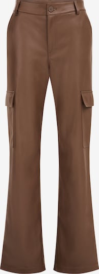 WE Fashion Pantalon cargo en marron, Vue avec produit