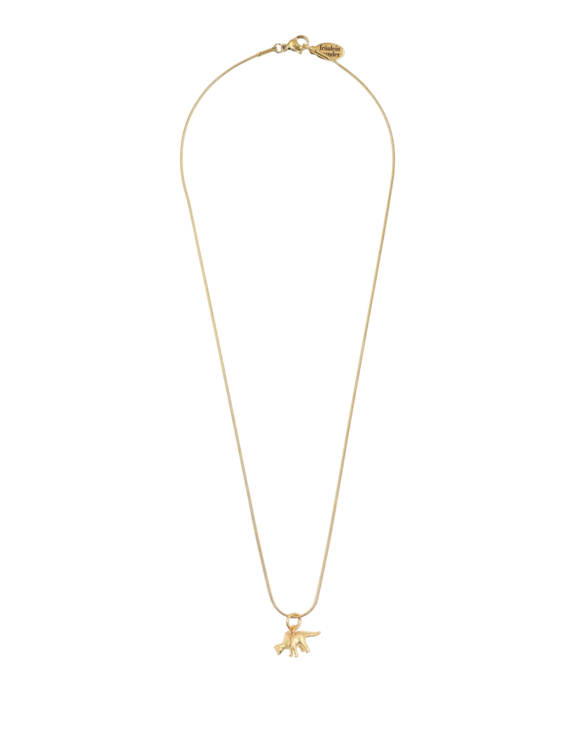 Fräulein Wunder Αλυσίδα 'Triceratops' σε χρυσό: μπροστά