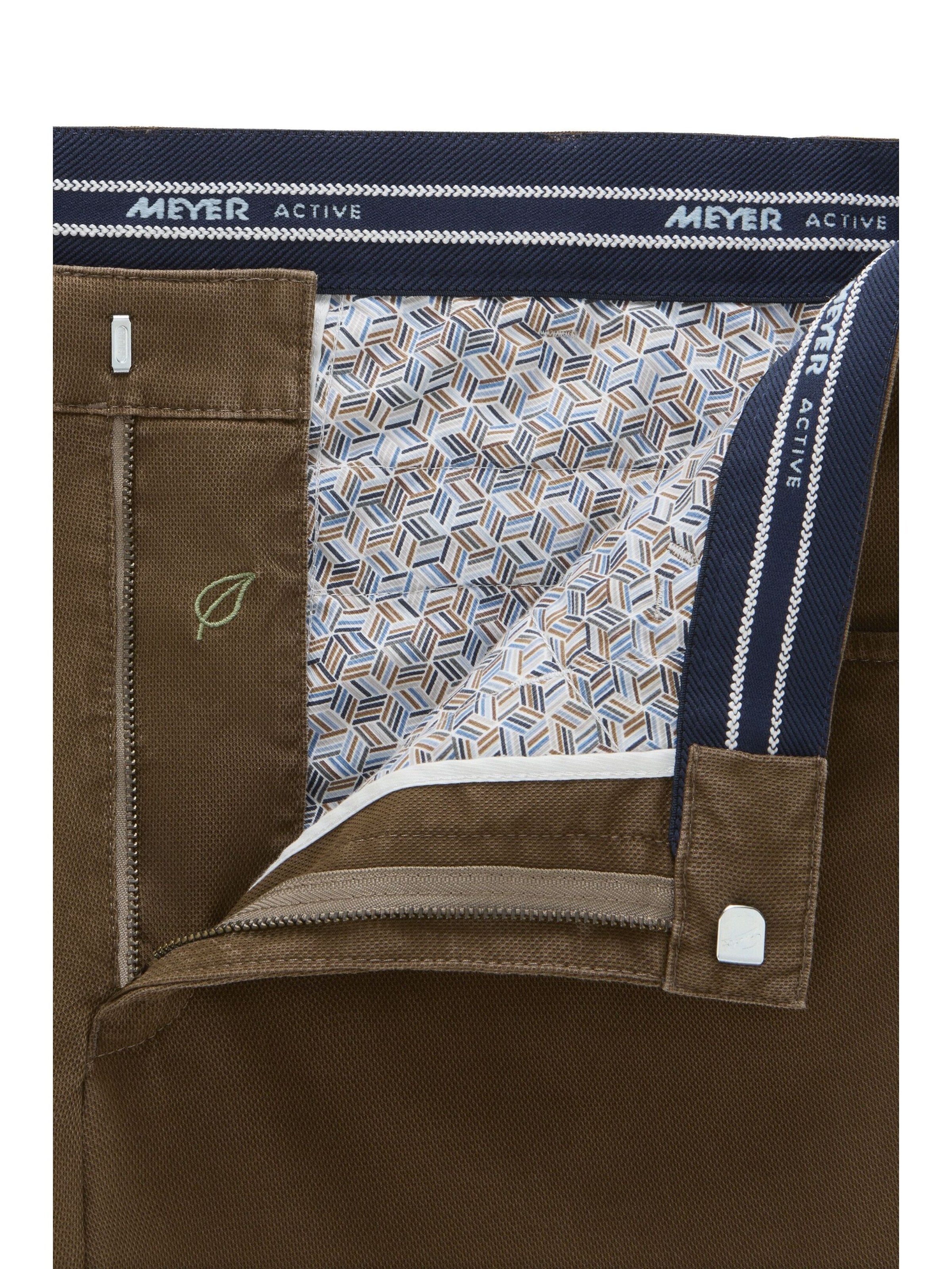Regular Pantalon chino 'Dublin 9-3009' MEYER en marron