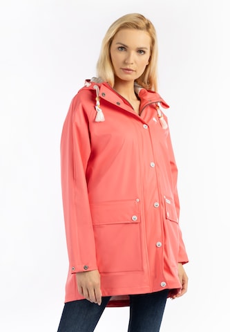 Schmuddelwedda Raincoat 'Bridgeport' in Orange: front