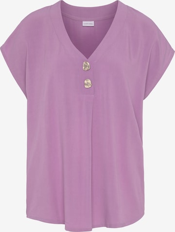 LASCANA Blouse in Lila: voorkant