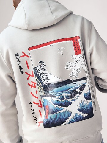 Sweat-shirt 'Hokusai' Next en gris