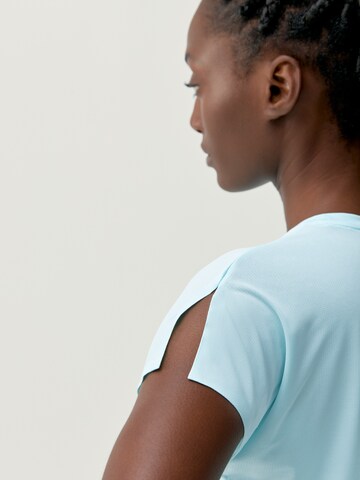 Born Living Yoga Performance Shirt 'Aina' in Blue