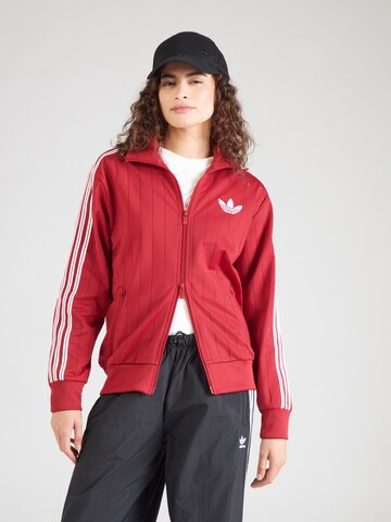 ADIDAS ORIGINALS Sweat jacket 'FB' in Red: front