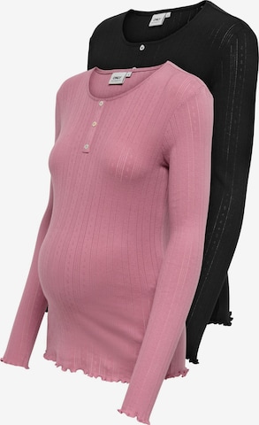 Only Maternity - Camiseta 'OLMVista' en rojo: frente