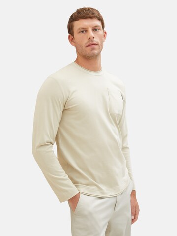 T-Shirt TOM TAILOR en beige