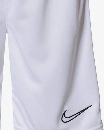 NIKE Regular Workout Pants 'Academy' in White
