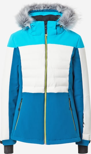 KILLTEC Outdoor jacket in Turquoise / Sky blue / White, Item view