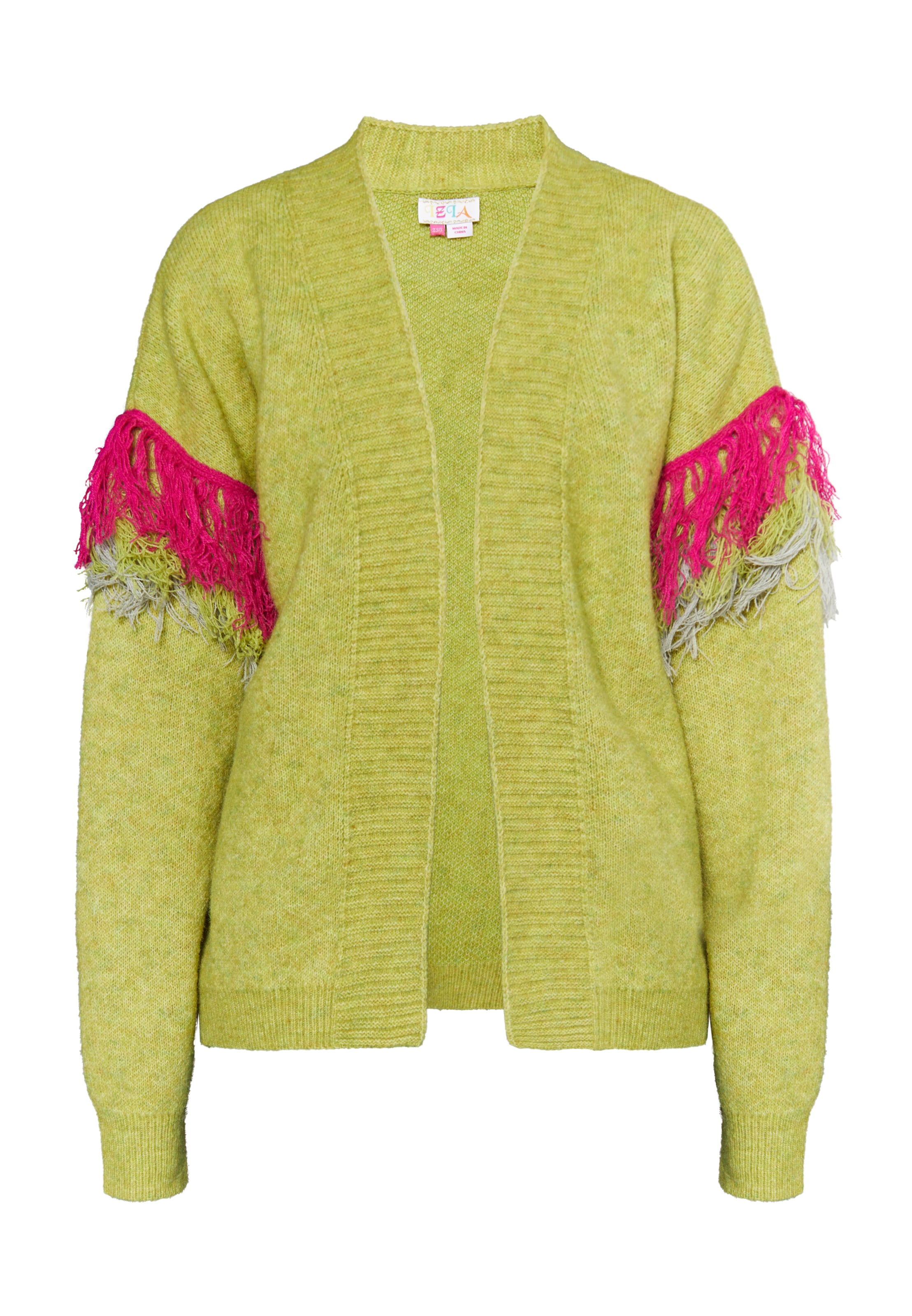 IZIA Kardigán 'Hoona' - Zelená: predná strana