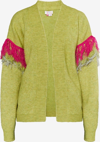 IZIA Knit cardigan 'Hoona' in Green: front