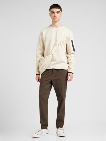 JACK & JONES Tapered Pants 'JPSTGORDON JJDAVE' in Brown
