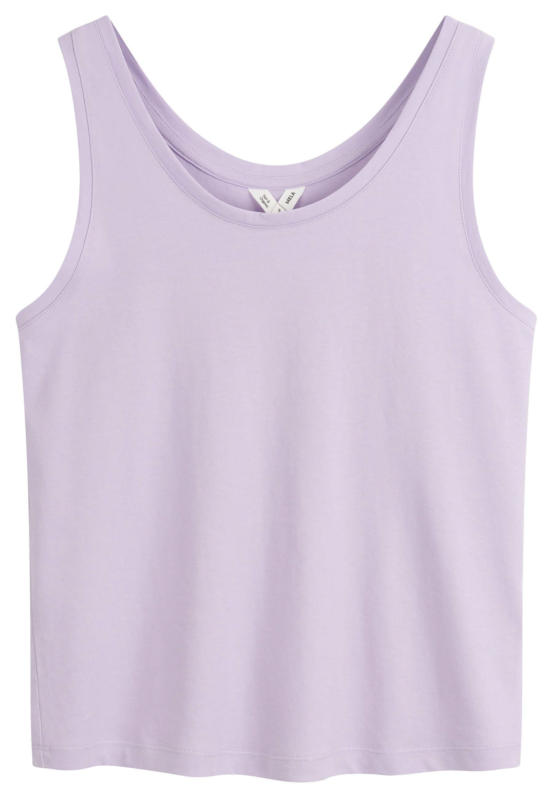MELA Πλεκτό τοπ 'VANITA' σε λιλά: μπροστά