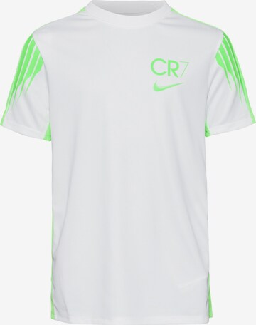 NIKE Performance Shirt 'CR7 ACD23' in White: front