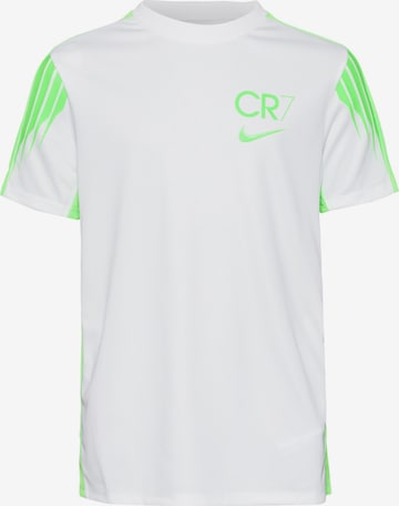 NIKE Performance Shirt 'CR7 ACD23' in White: front