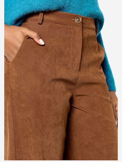 LolaLiza Pantalon en caramel, Vue avec produit