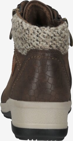 Bama Lace-Up Ankle Boots in Brown