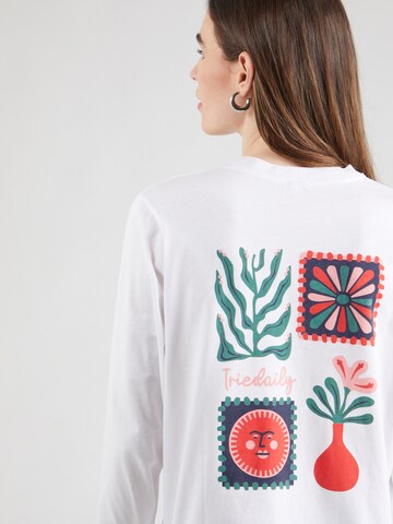 T-shirt 'Planty' Iriedaily en blanc